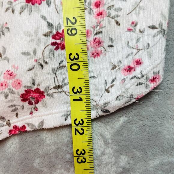 Eileen West Cottagecore Nightgown Womens S Climbing Roses Lace Knit Long Sleeve - Picture 7 of 7